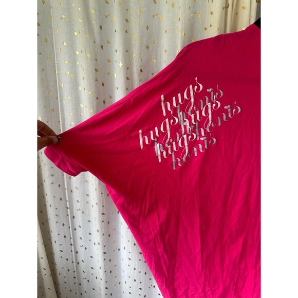 Hugs N Honis Hawaiian Designer Open Kimono Cover Up Batwing Cardigan One Size - Picture 6 of 7